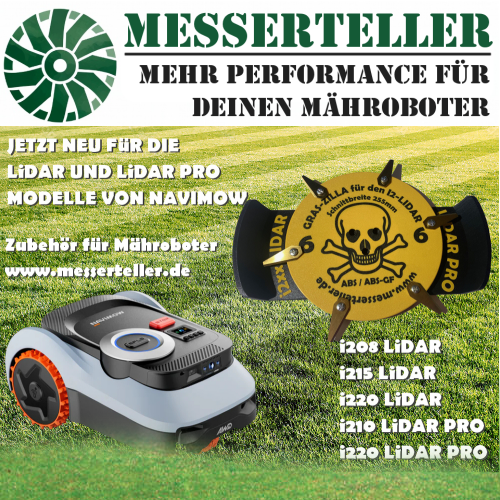Messerteller & Zubehör für die i2-LIDARSerie