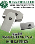 Klingen 35mm für Messerteller