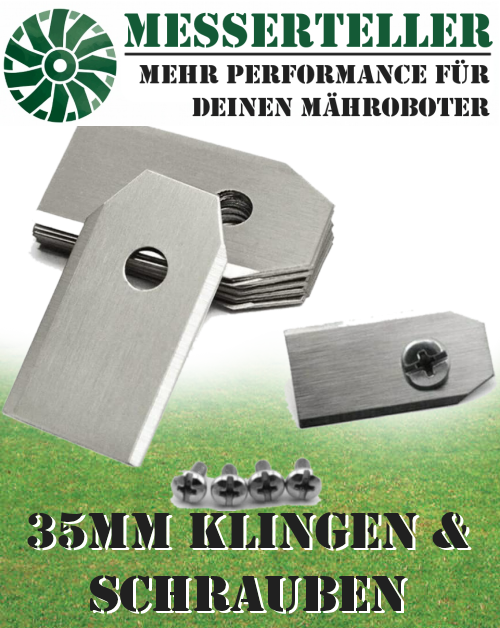 Klingen 35mm für Messerteller