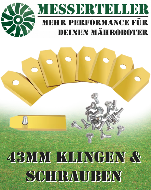 Klingen 43mm für Messerteller