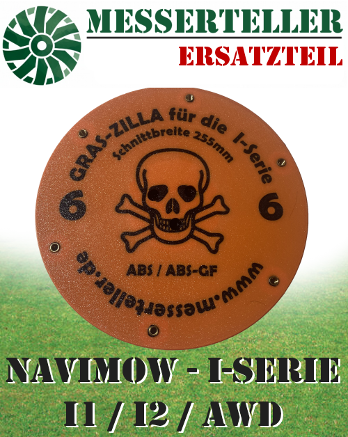 255mm GRASZILLA Ersatzteller