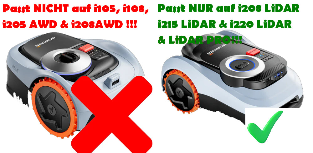 Navimow LiDAR 30cm Messerschutz