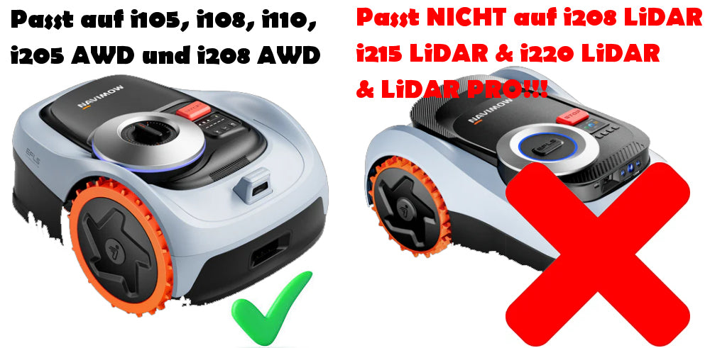 Navimow i1 und i2 AWD-Serie 30cm Messerschutz